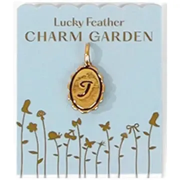 Charm Garden Scalloped Initial Charm