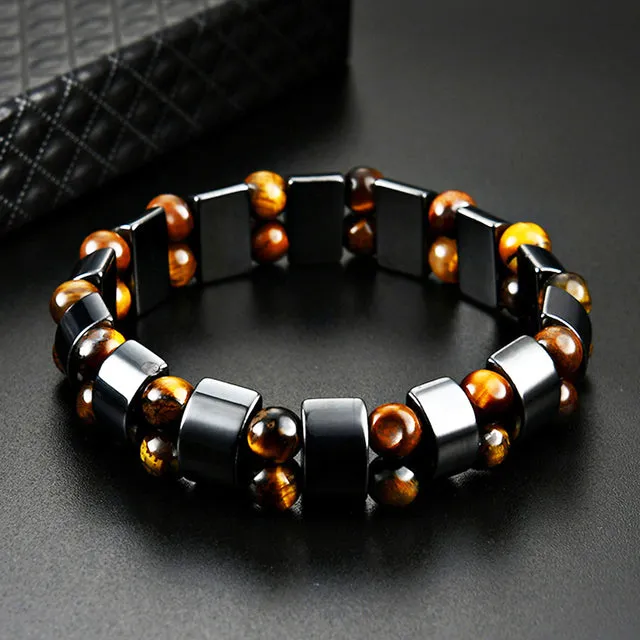 Charm Hematite Energy Bracelets Men