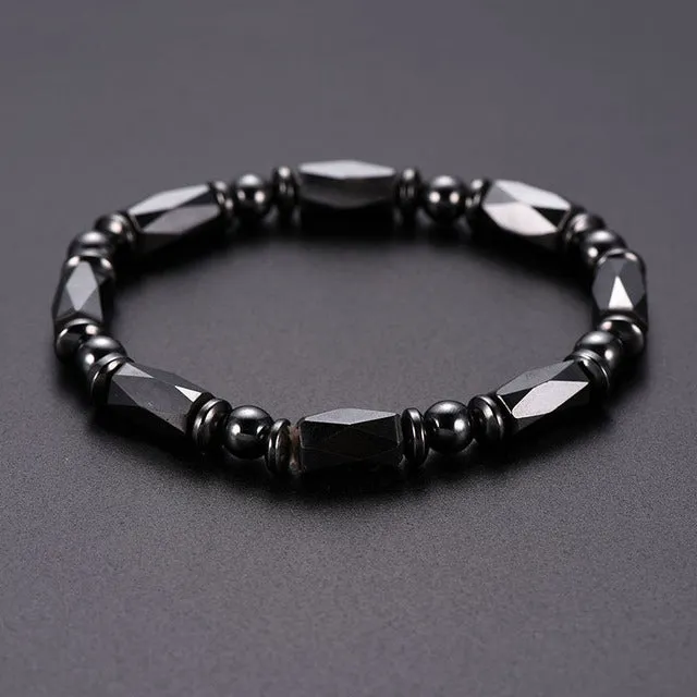 Charm Hematite Energy Bracelets Men