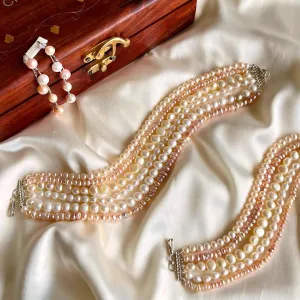 Chic Choker Pearl Combo Set