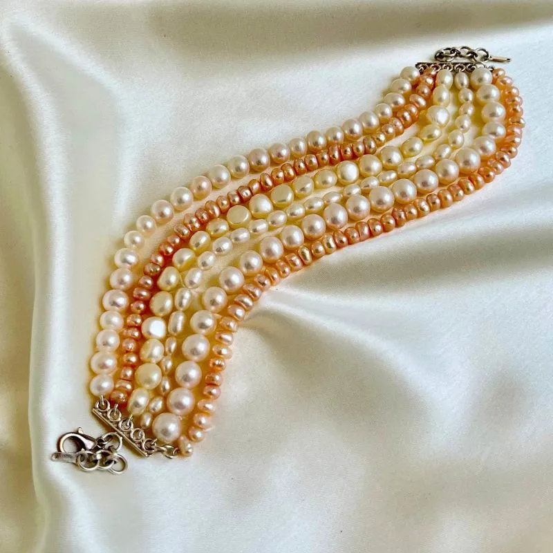 Chic Choker Pearl Combo Set