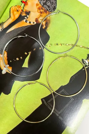 Chic Class Hoop Earrings