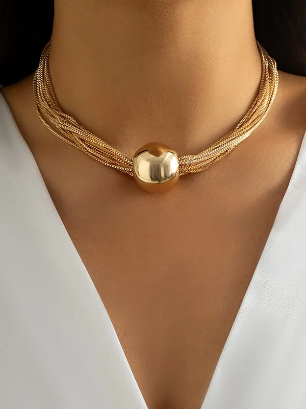 Chicmy-Original Stylish Statement Geometric Necklace