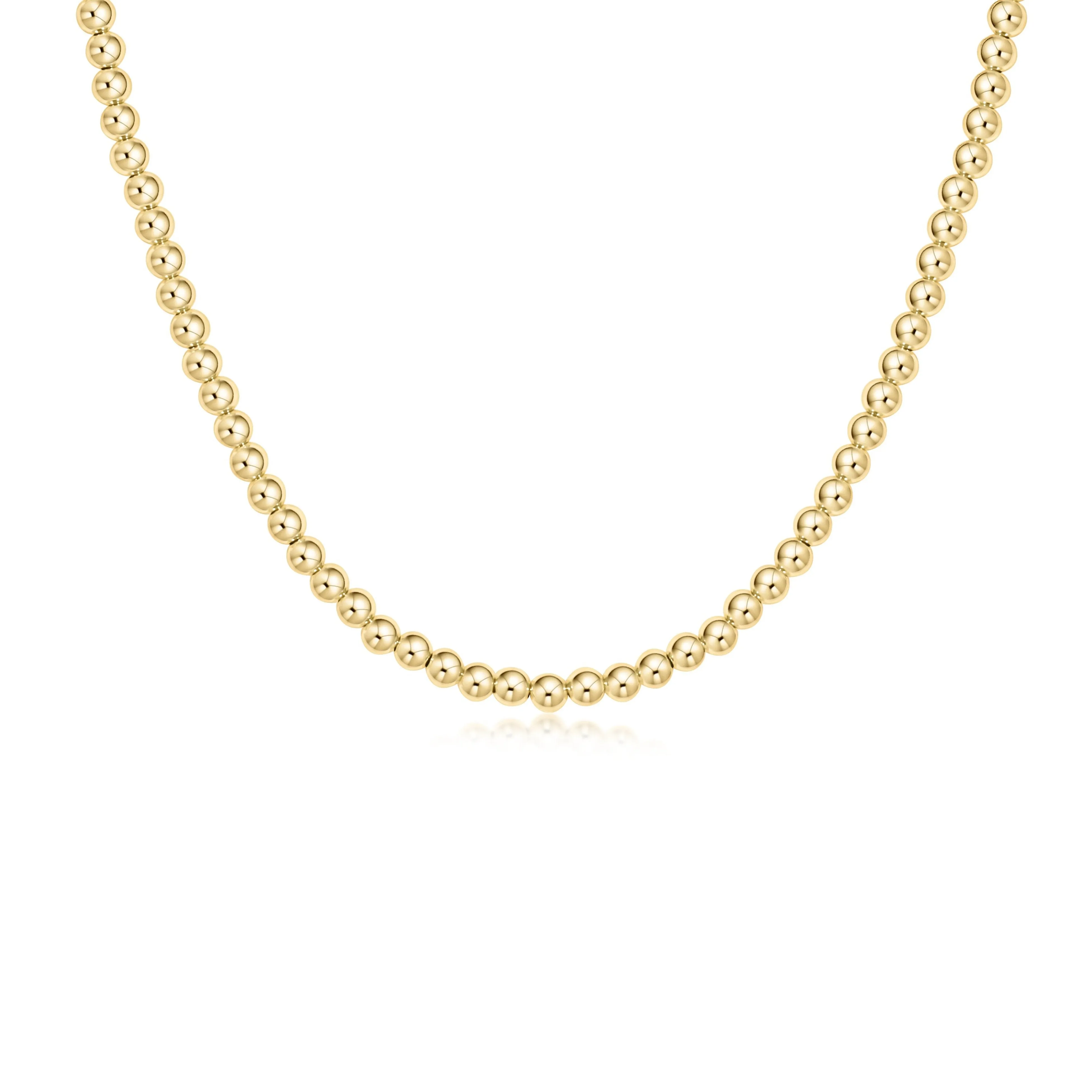 Choker 17” Classic Gold 4mm Bead