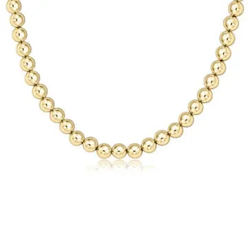 Choker 17” Classic Gold 7mm Bead