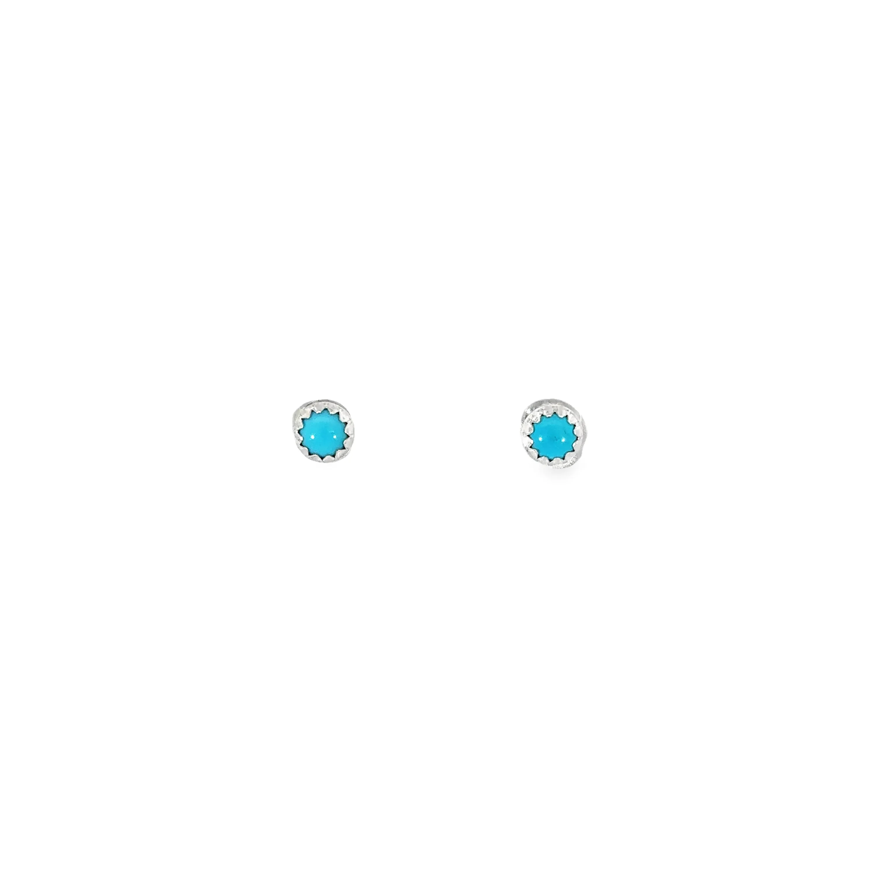 Circular Turquoise Studs