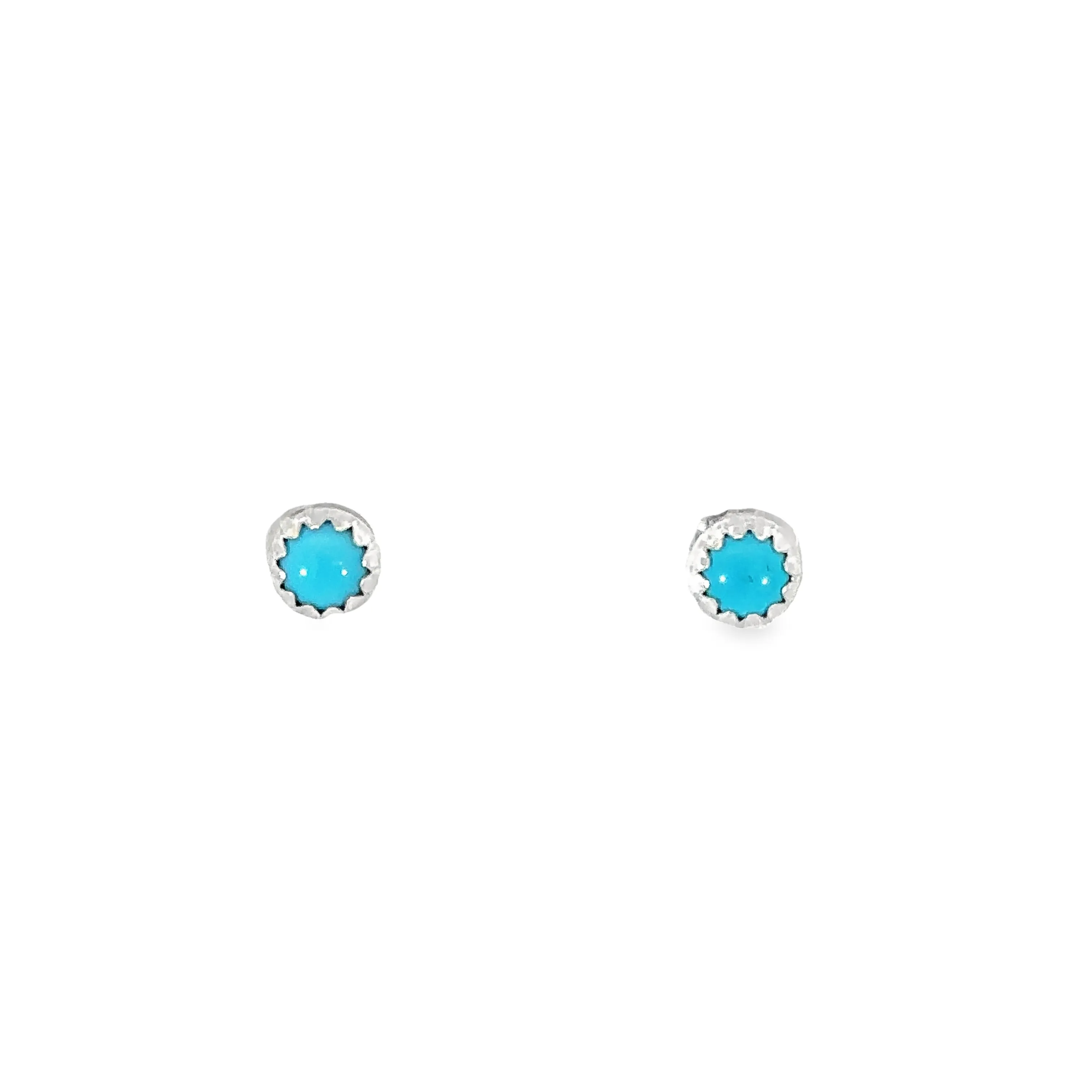 Circular Turquoise Studs