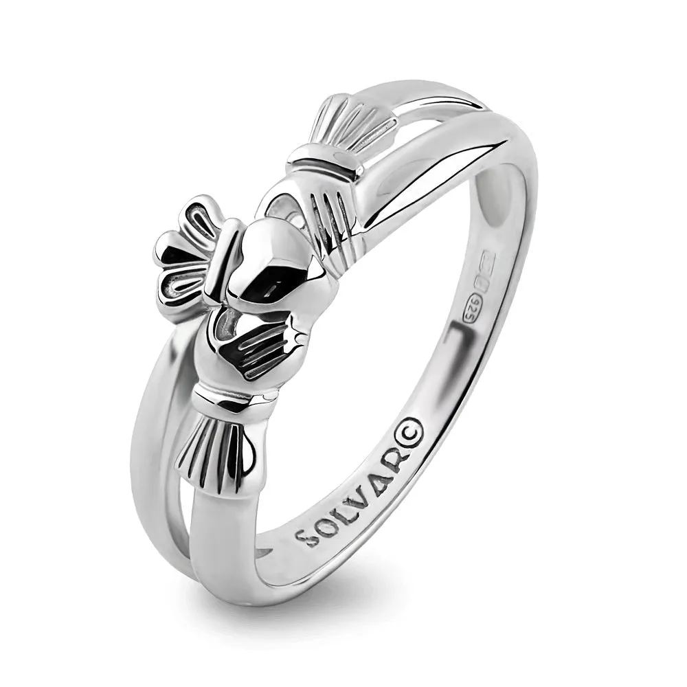 Claddagh Ring S-S2750 Ladies Sterling Silver