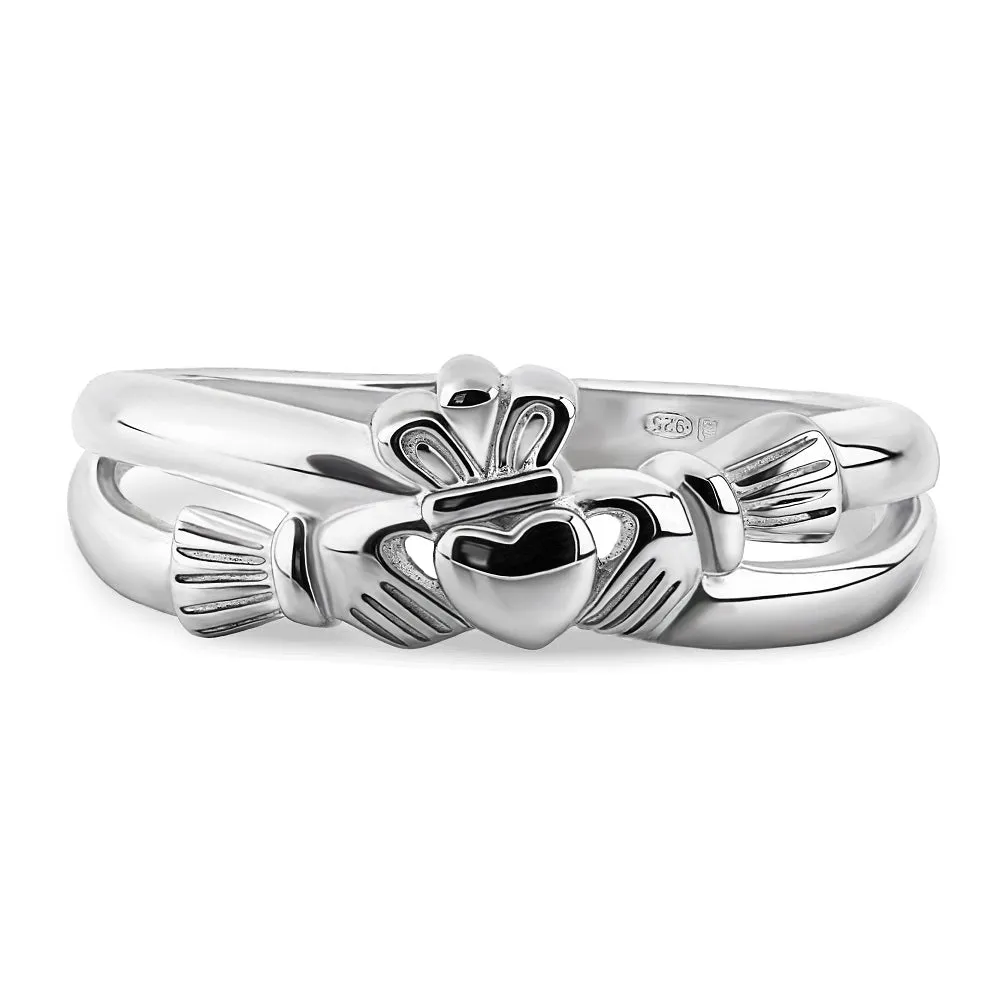 Claddagh Ring S-S2750 Ladies Sterling Silver