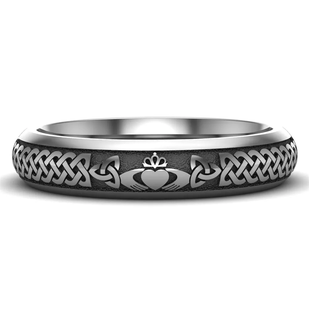Claddagh Wedding Ring UCL1-TITAN4M - TITANIUM