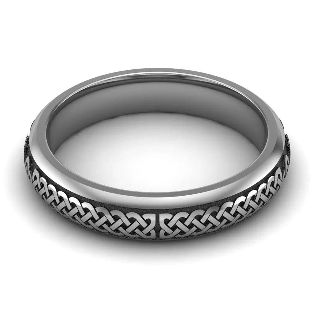 Claddagh Wedding Ring UCL1-TITAN4M - TITANIUM