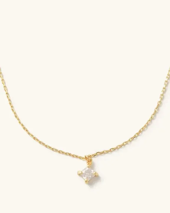Classic Diamond Necklace - Gold