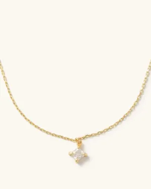 Classic Diamond Necklace - Gold