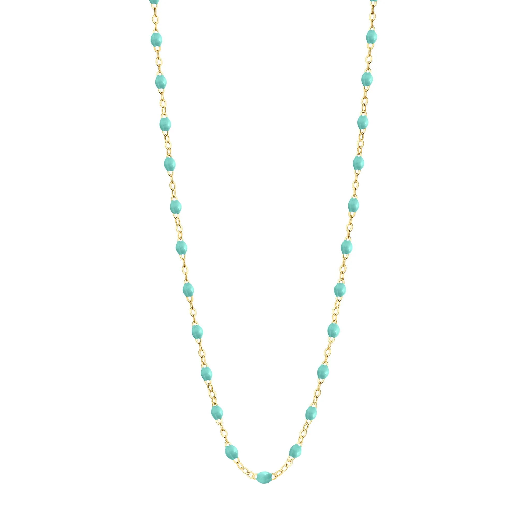 Classic GiGi Lagoon necklace, yellow gold, 16.5”