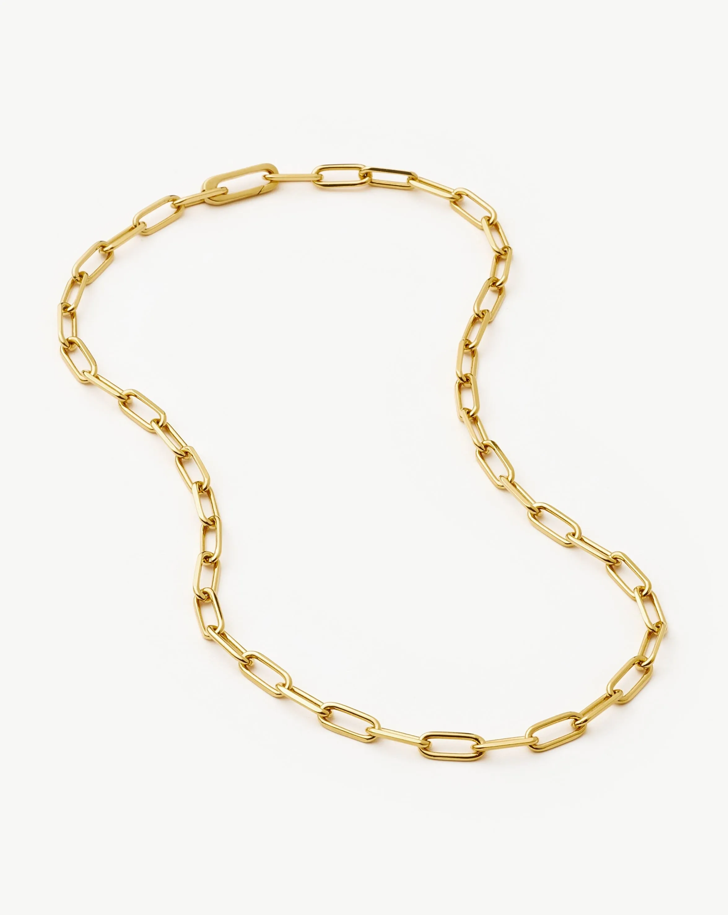 Classic Paperclip Chain Necklace | 18ct Gold Plated