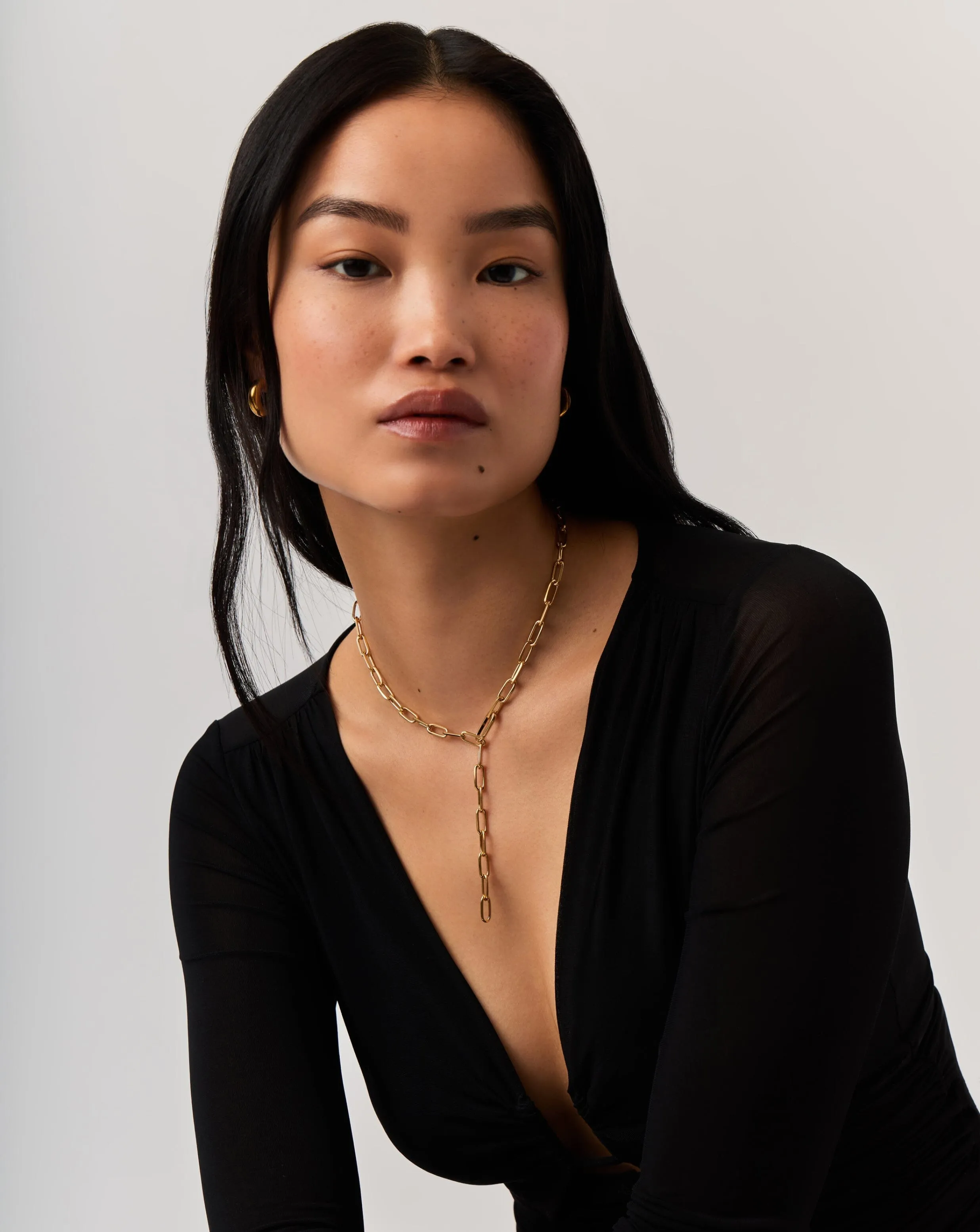 Classic Paperclip Chain Necklace | 18ct Gold Plated