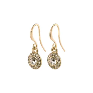 CLEMENTINE crystal earrings gold-plated