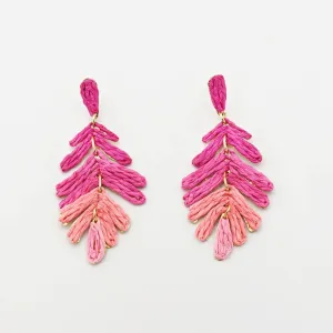 Coastal Chic Pink Raffia