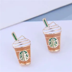 Coffee Cup Chic Earrings