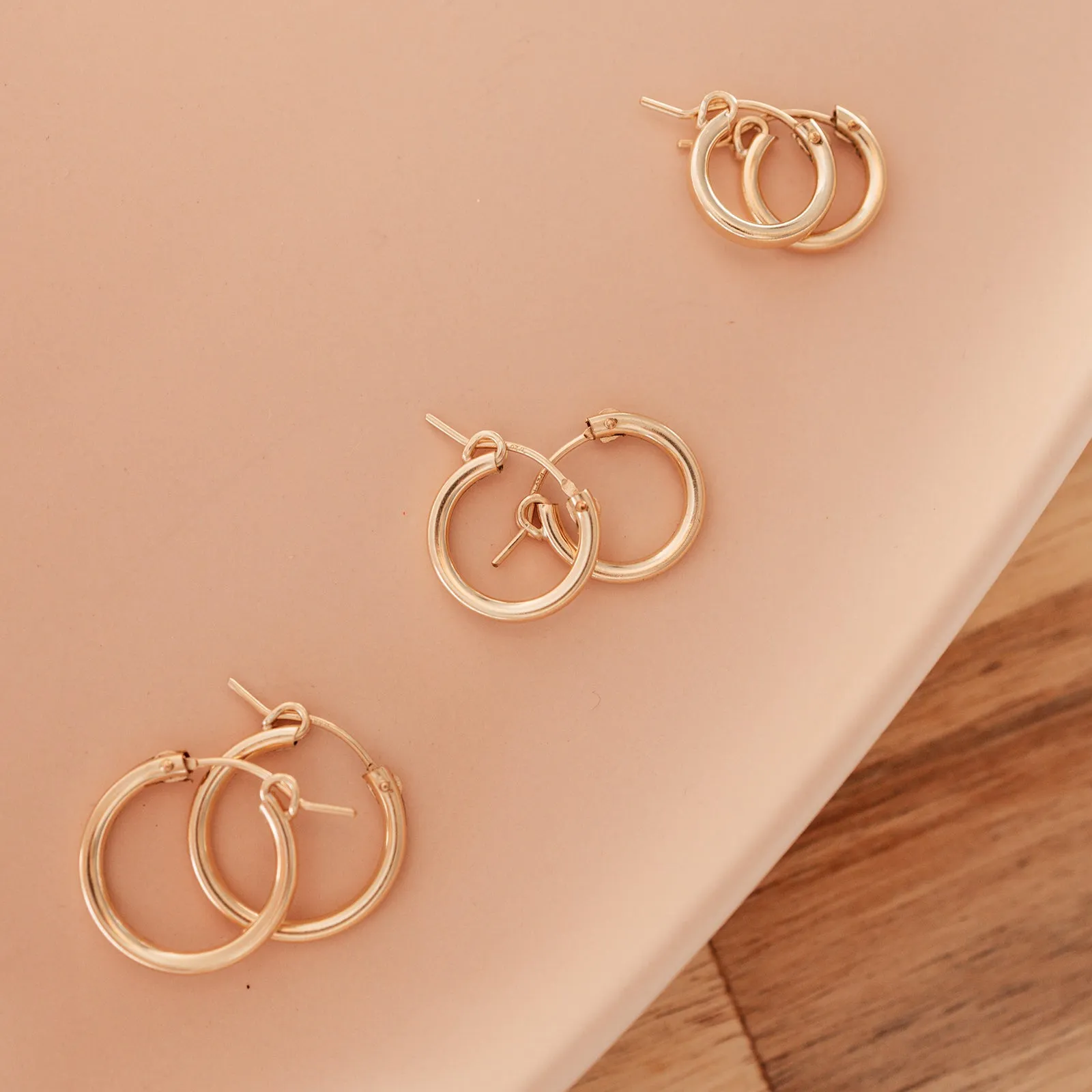 Constance • Chunky Hoop Earrings