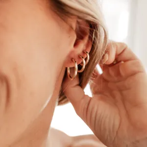 Constance • Chunky Hoop Earrings
