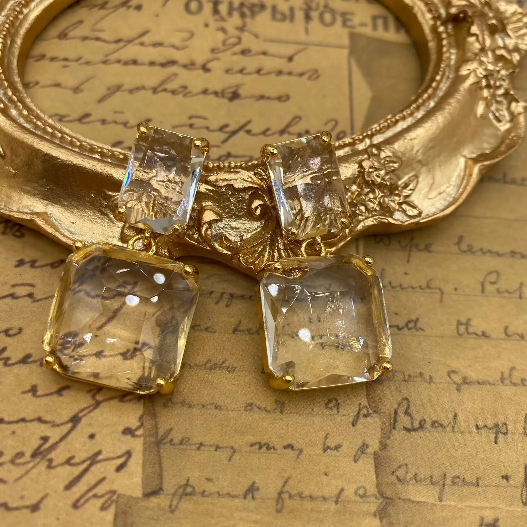 Crystal Chic Elegance Earrings