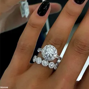 Cubic Zirconia Twin Rings