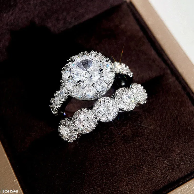 Cubic Zirconia Twin Rings