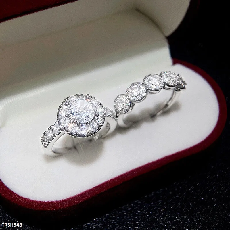 Cubic Zirconia Twin Rings