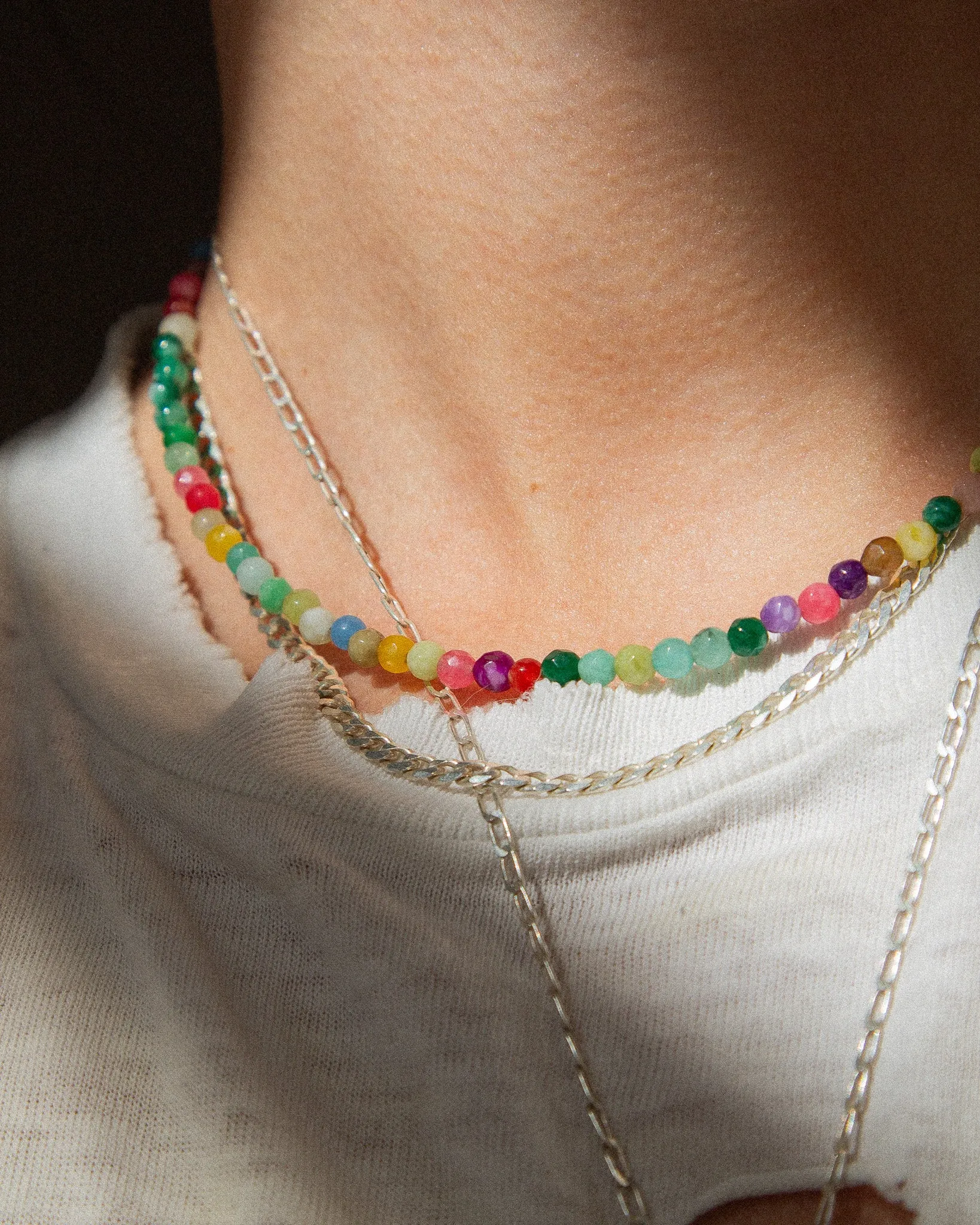 Curb Chain Necklace Sterling Silver