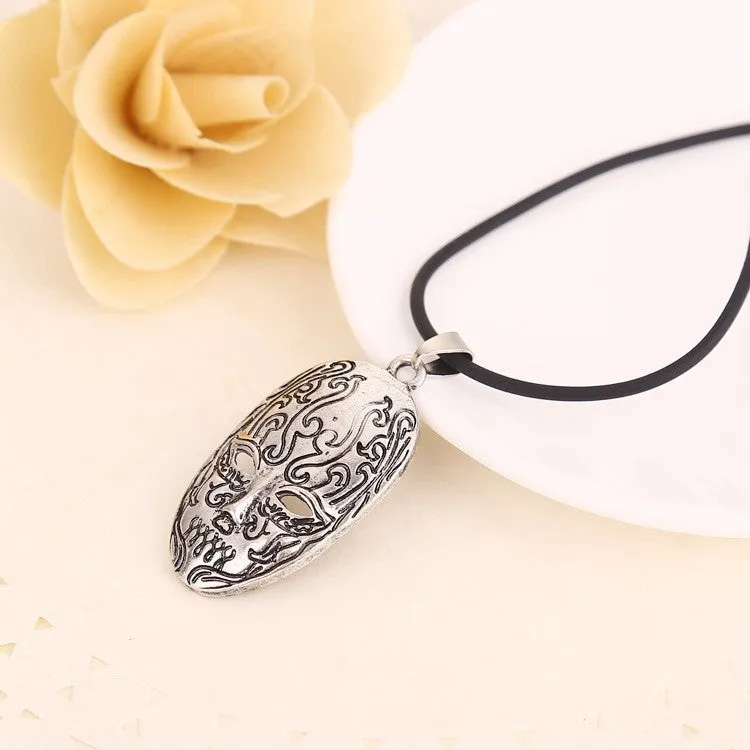 Death Eater Mask Knights of Walpurgis Vintage Pendant Necklace