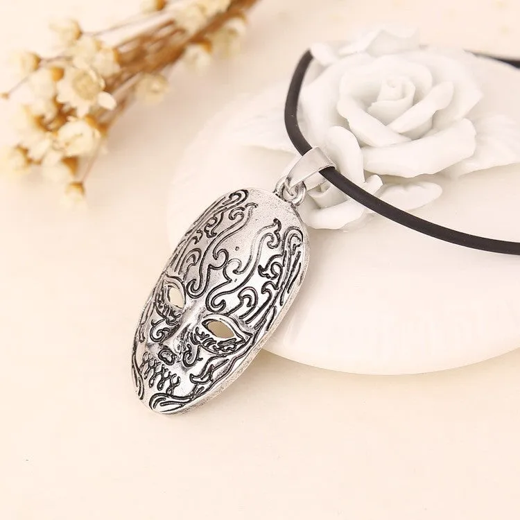 Death Eater Mask Knights of Walpurgis Vintage Pendant Necklace