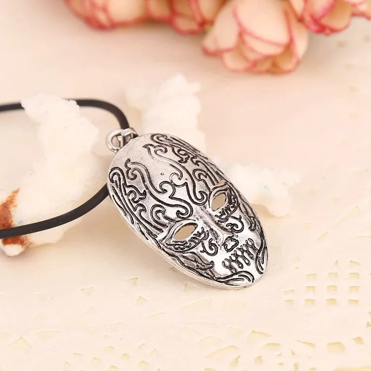 Death Eater Mask Knights of Walpurgis Vintage Pendant Necklace