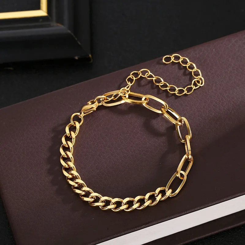 Design Fashion Stainless Steel Link Chain Bracelets