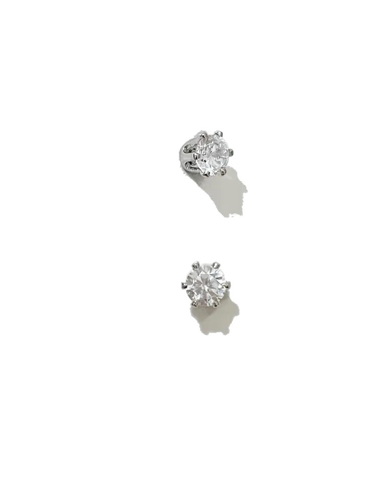 deux studs · silver
