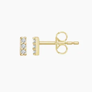 Diamond Bar Studs