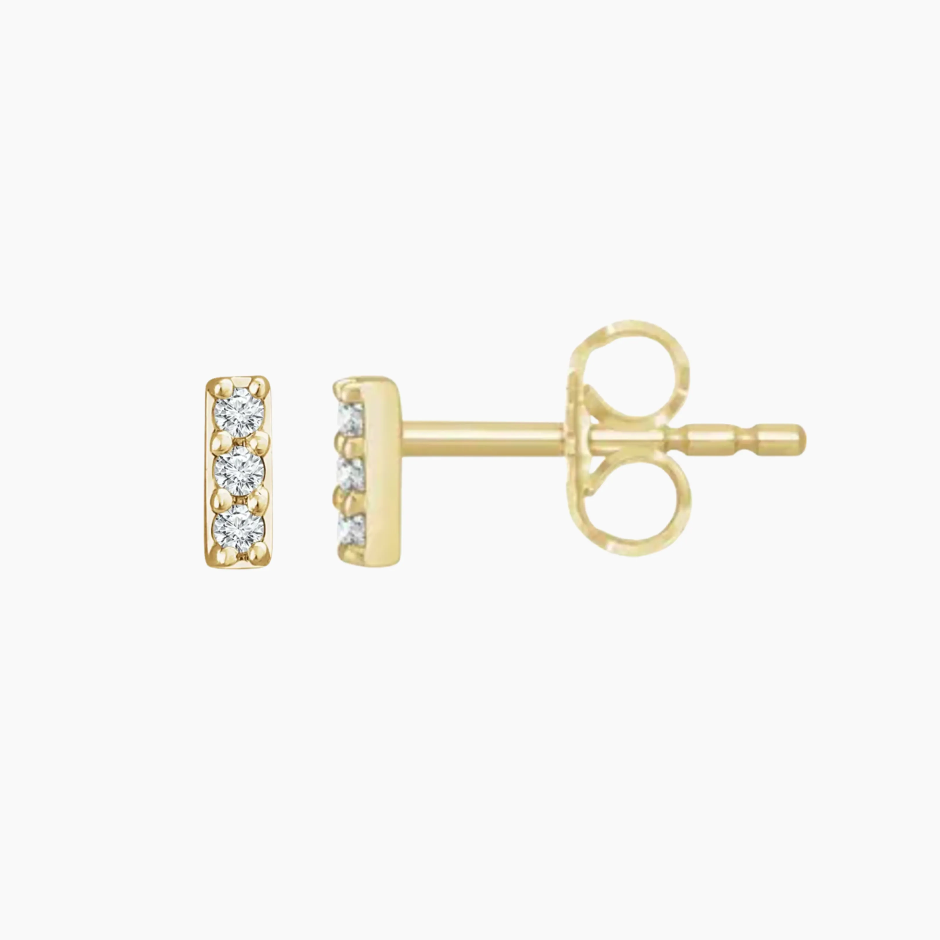 Diamond Bar Studs