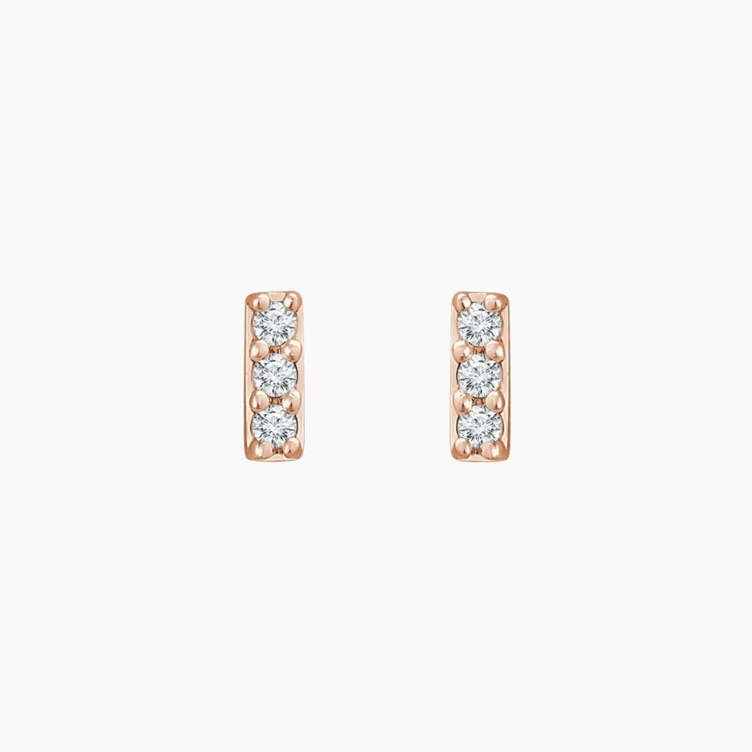 Diamond Bar Studs