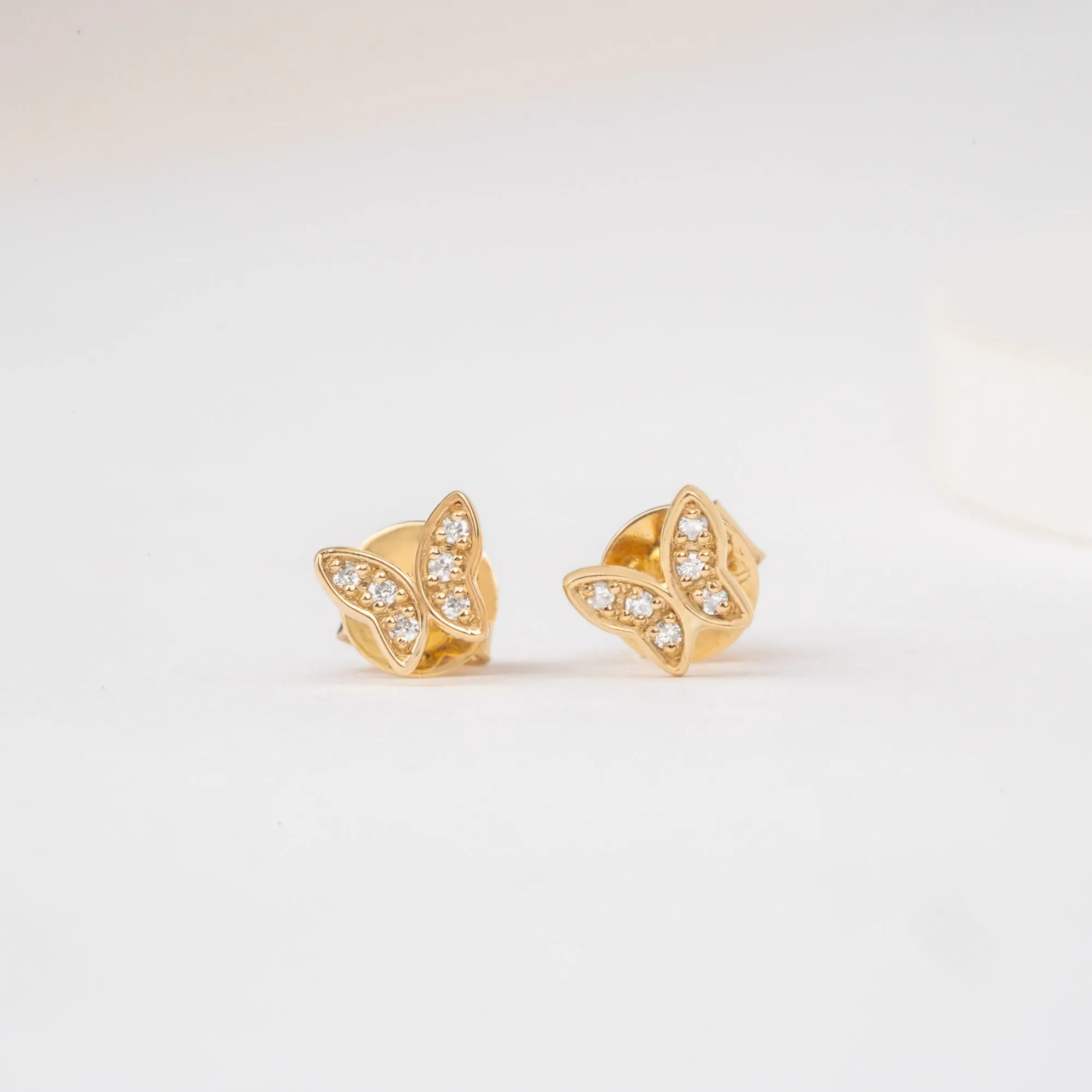 Diamond Butterfly Studs, Rachel