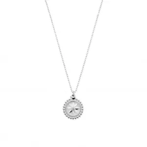 Diamond Cut Chain Bobble Compass Pendant SCDC23232