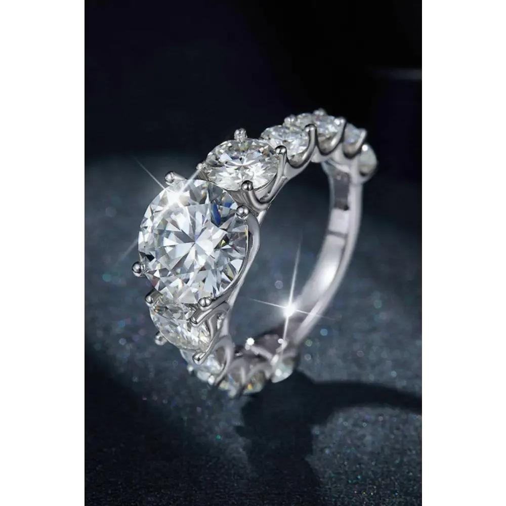 Discover Timeless Elegance with 8 Carat Moissanite Luxury Ring