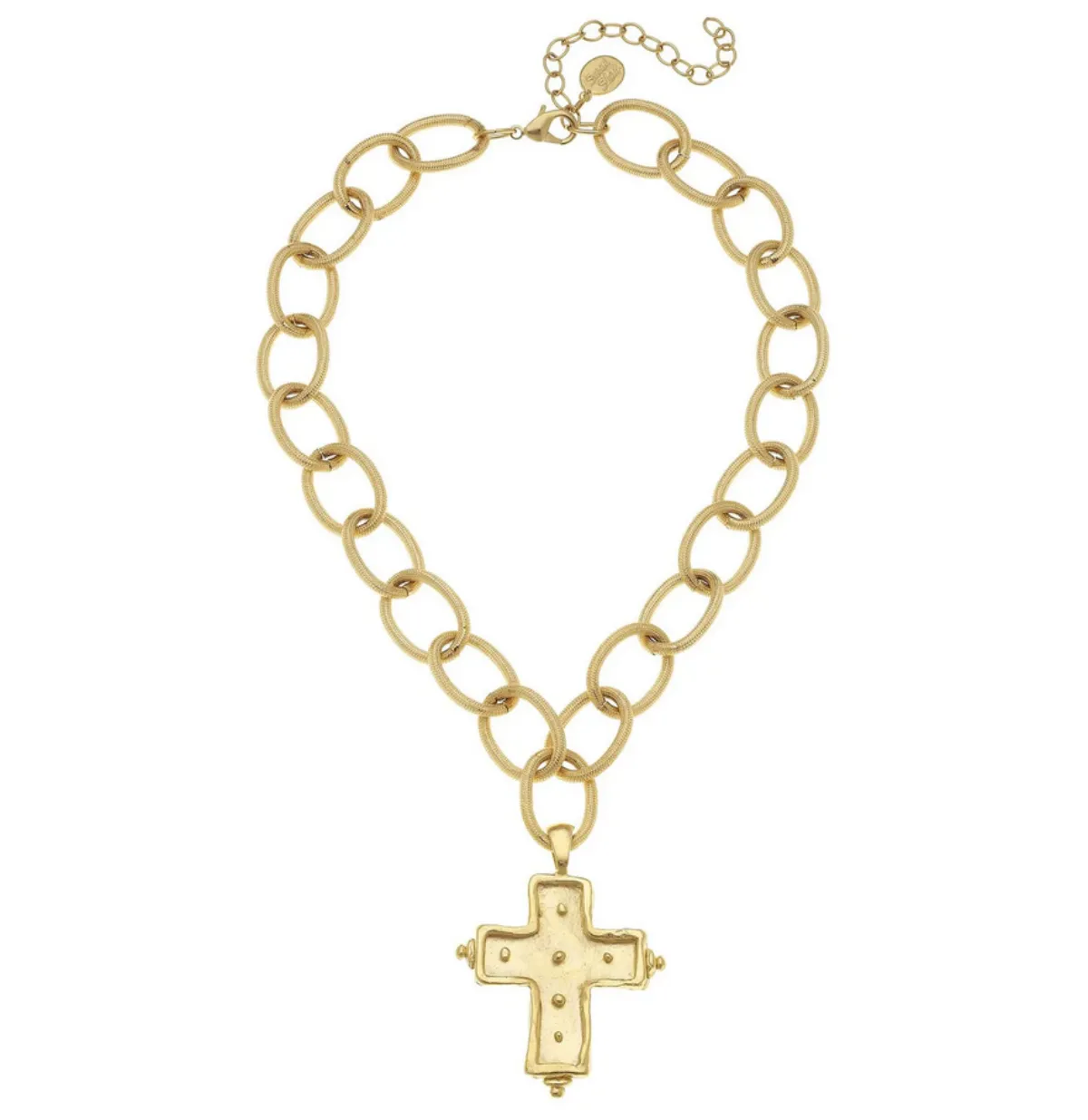 Dotted Cross Necklace