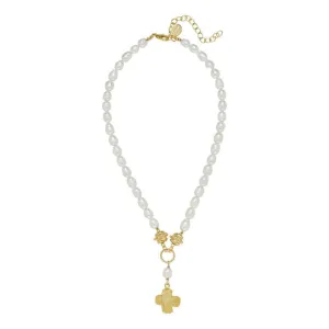 Dotted X Pearl Necklace Dotted X Pearl Necklace