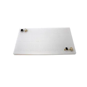 Double Sided White Velvet Ring Foam for 72 Rings