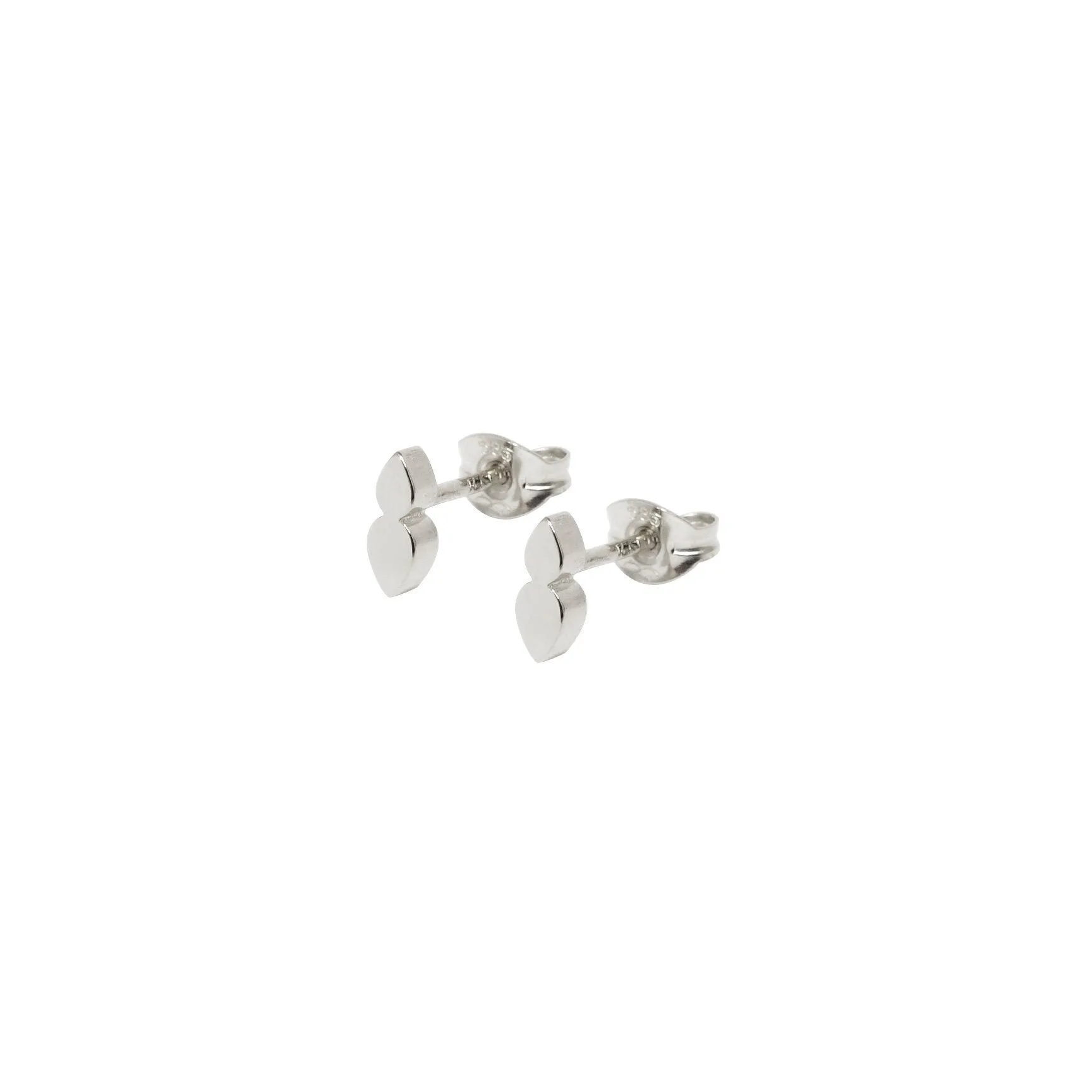 Double Tears Silver Earrings