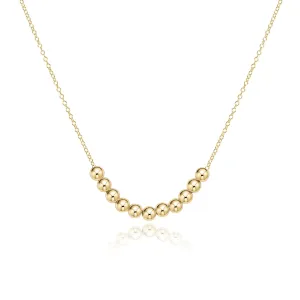 E Newton 16" Necklace Gold Classic Beaded Bliss 2.5mm Gold