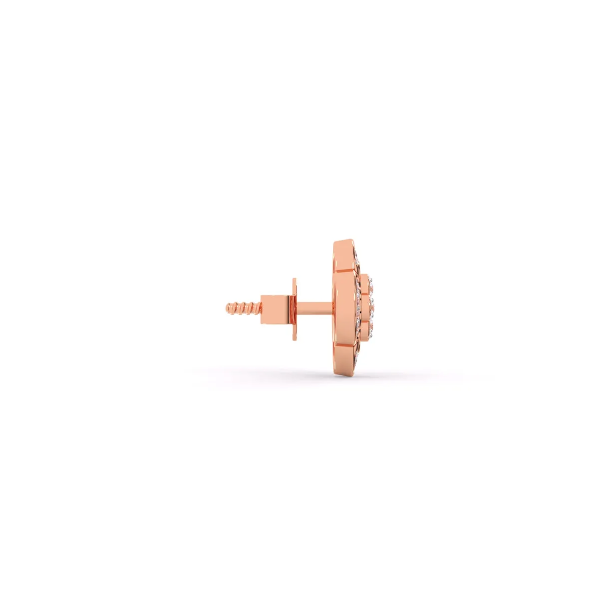 Elegant Cluster Round Diamond Girl’s Studs