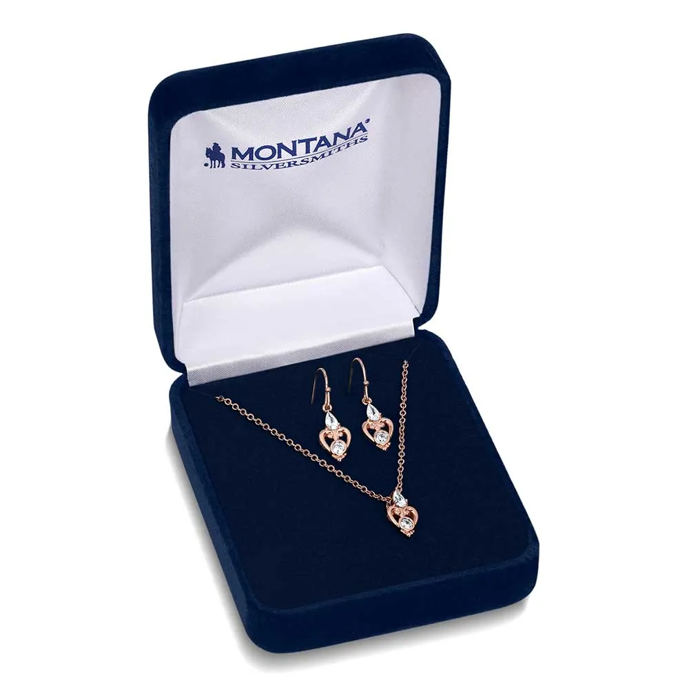 Elegant Embrace Crystal Jewelry Set