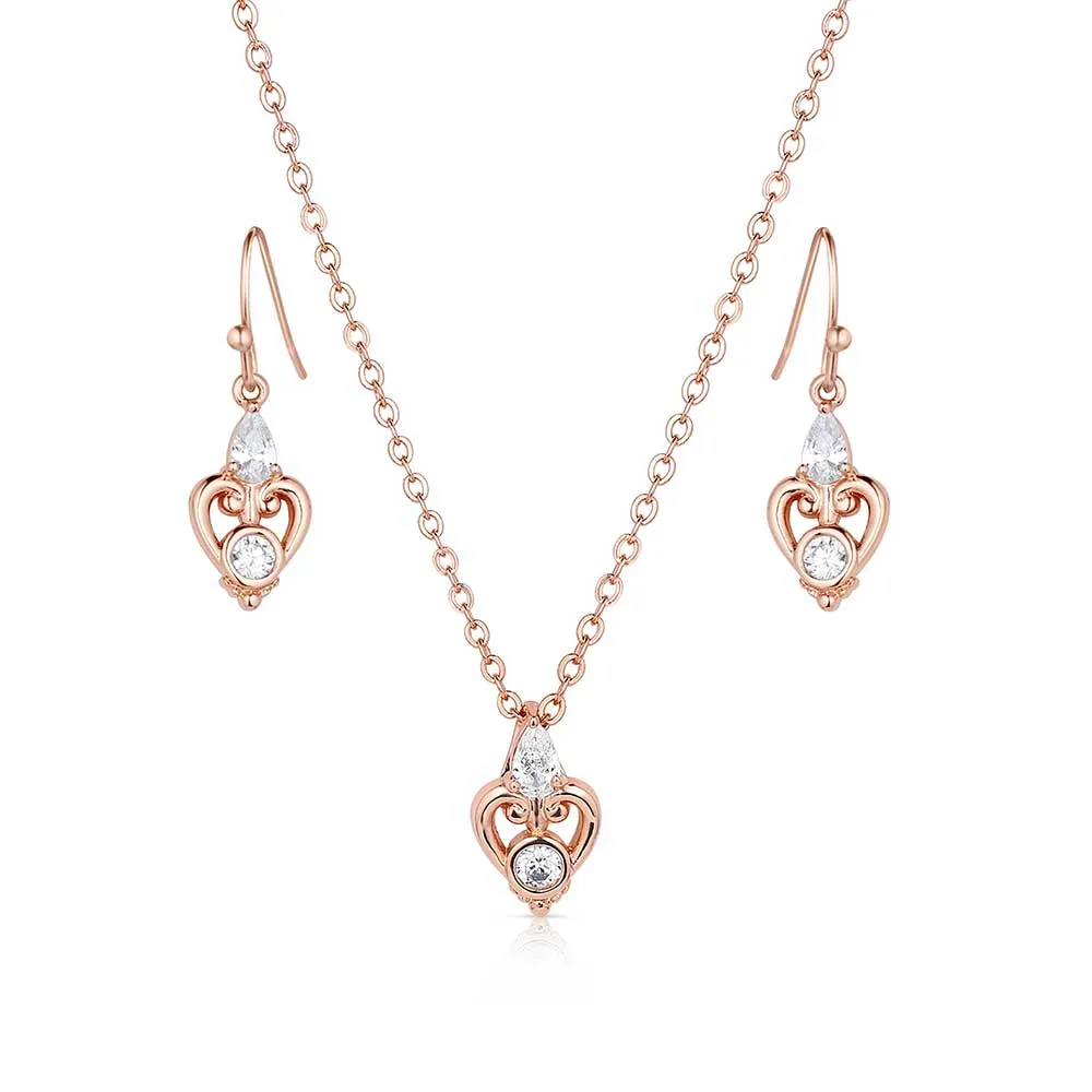 Elegant Embrace Crystal Jewelry Set