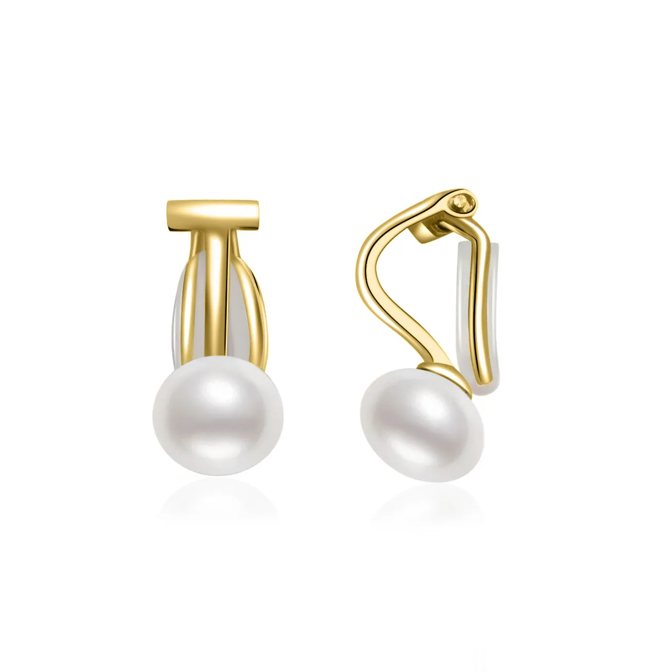 Elegant Freshwater Pearl Clip-on Earrings WE00496